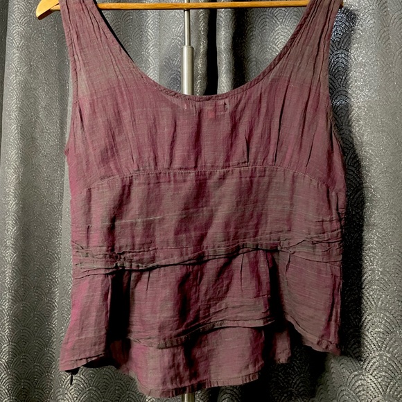 Sheer Summer Top - Two Tone - Purple Green - Maggie Walt Designs - Canadian - Picture 6 of 6